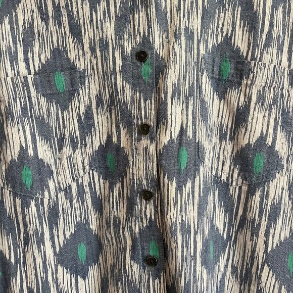 Ariat REAL Women Billie Jean Shirt Size XXL Western Aztec Ikat Farm Rodeo Ranch - Picture 4 of 10